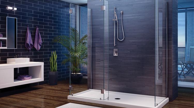 Glass protective coating for shower screen